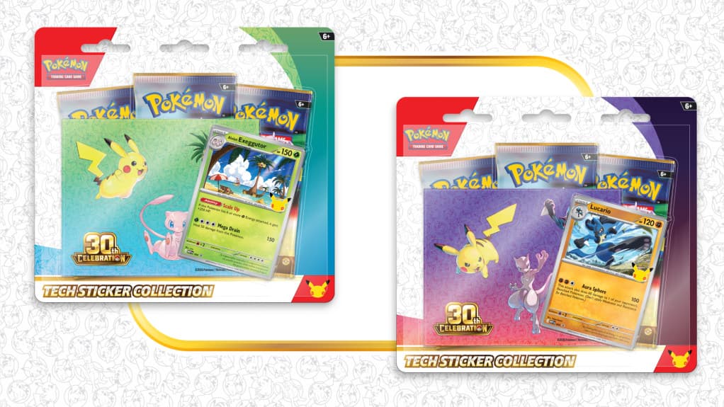 Pokémon TCG: 30th Anniversary Tech Sticker Collection