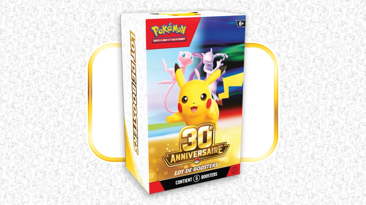 JCC Pokémon : lot de boosters 30e Anniversaire