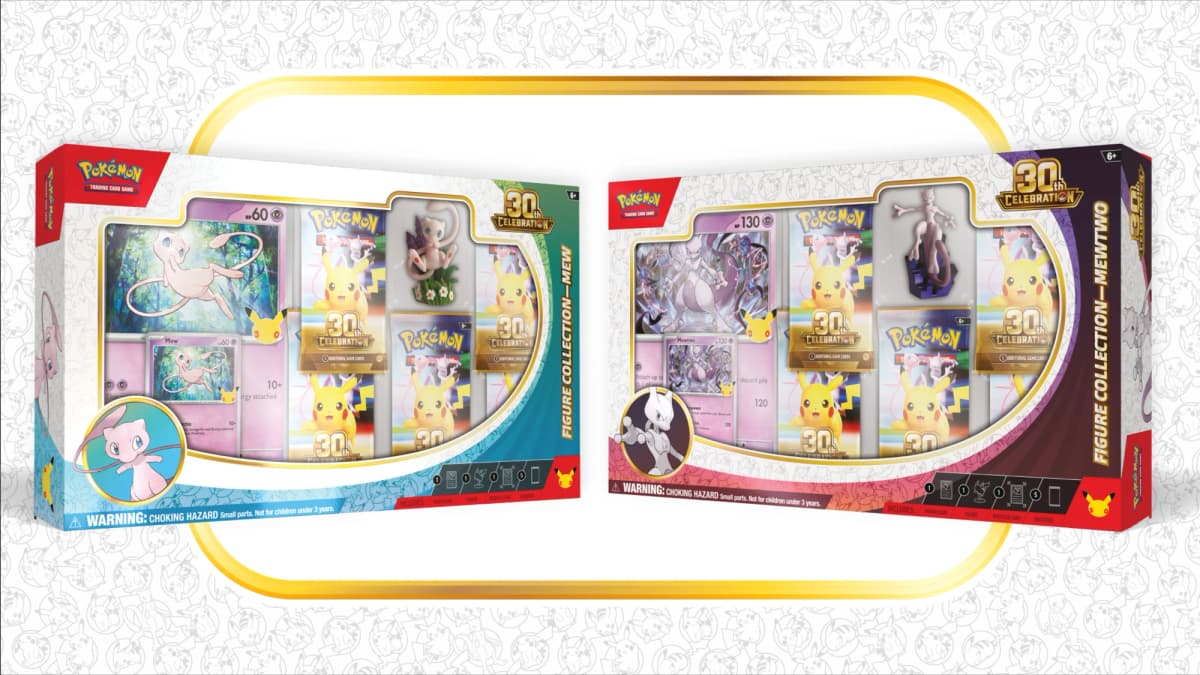 Pokémon TCG: 30th Anniversary Figure Collection, Mew and Mewtwo