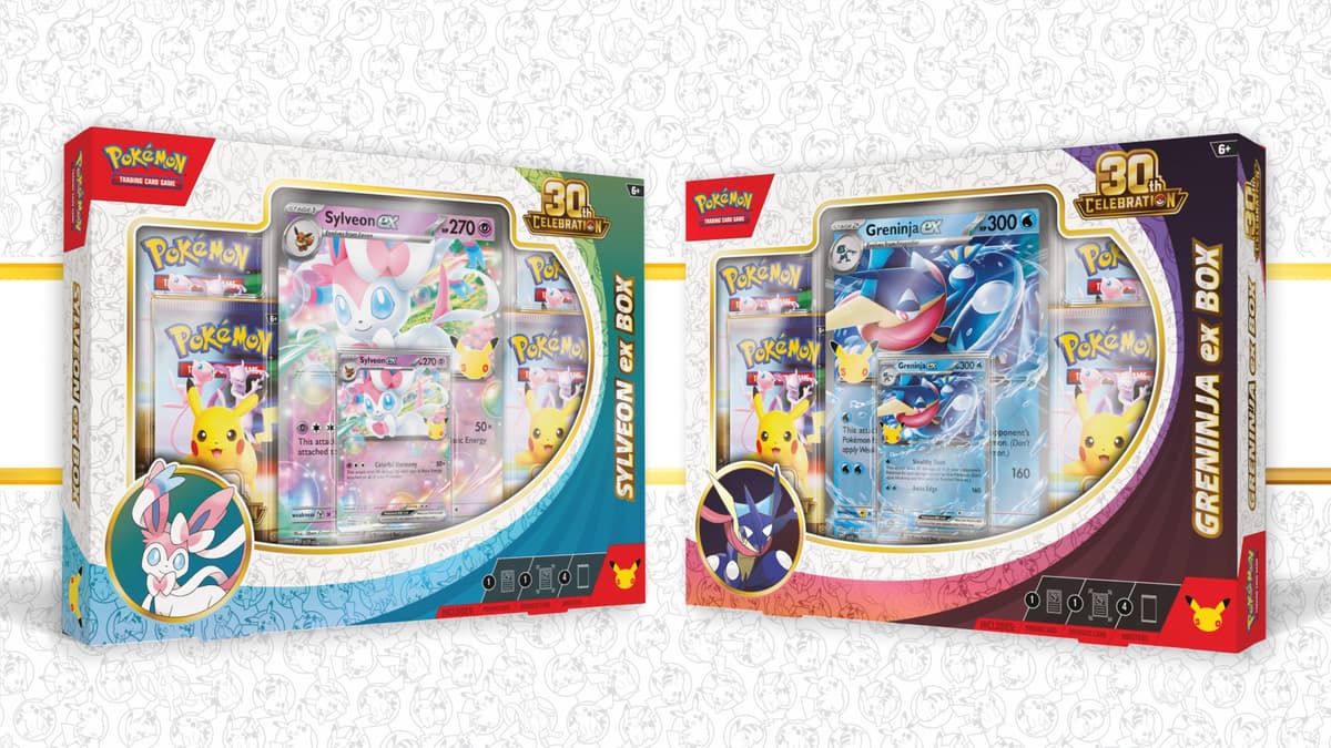 Pokémon TCG: 30th Anniversary Pokémon ex Boxes